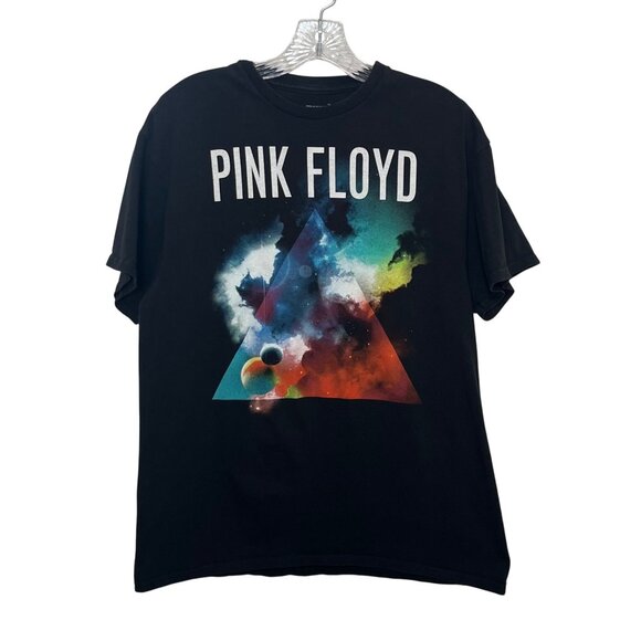 Pink Floyd Other - Pink Floyd Graphic T-Shirt Dark Side of the Moon Mens Large Black Licensed Band